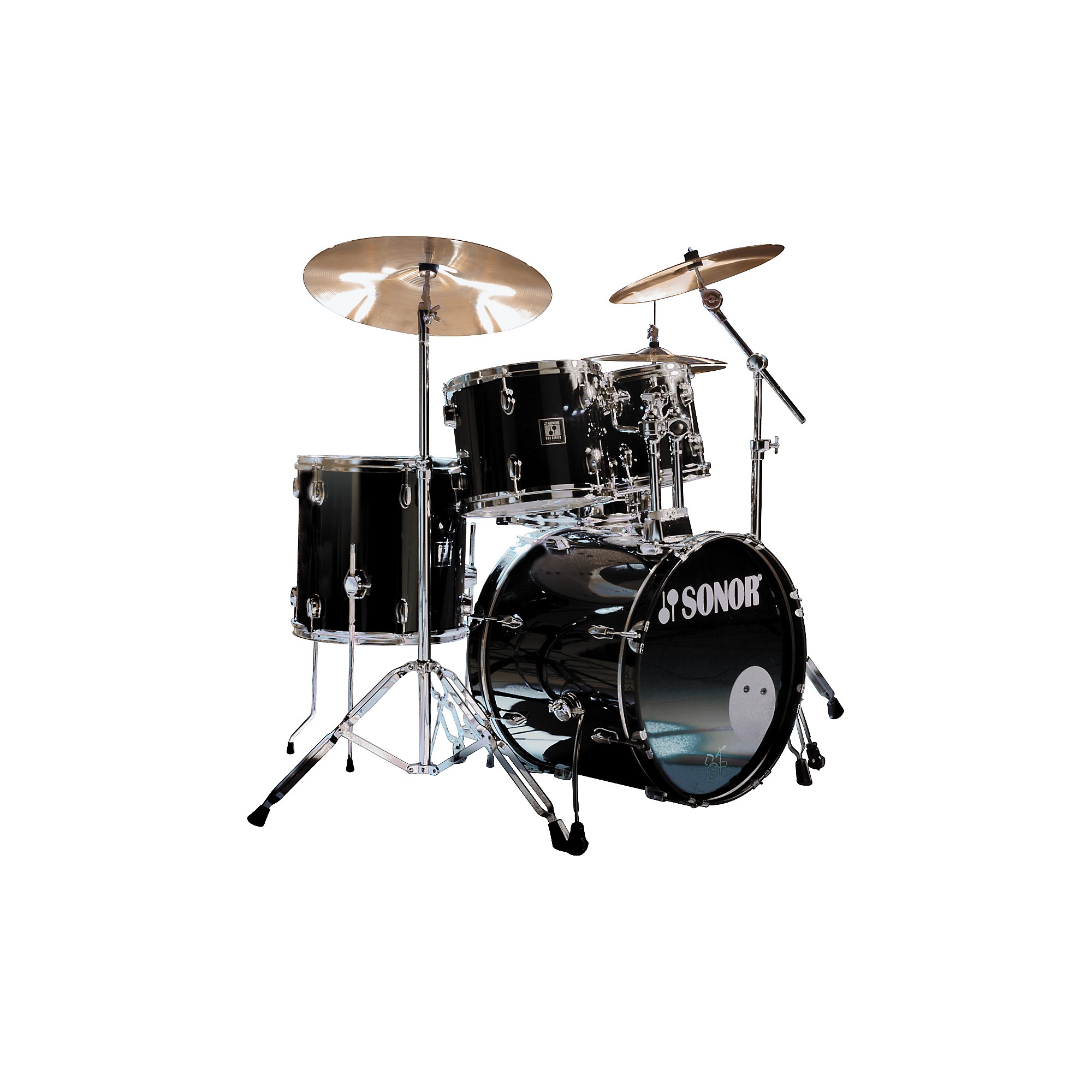 Sonor 503 Standard 5Piece Drum Set Black Guitar Center