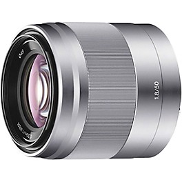 Open Box Sony FE 50 mm F1.8 Full-frame Standard Prime Lens (Silver)