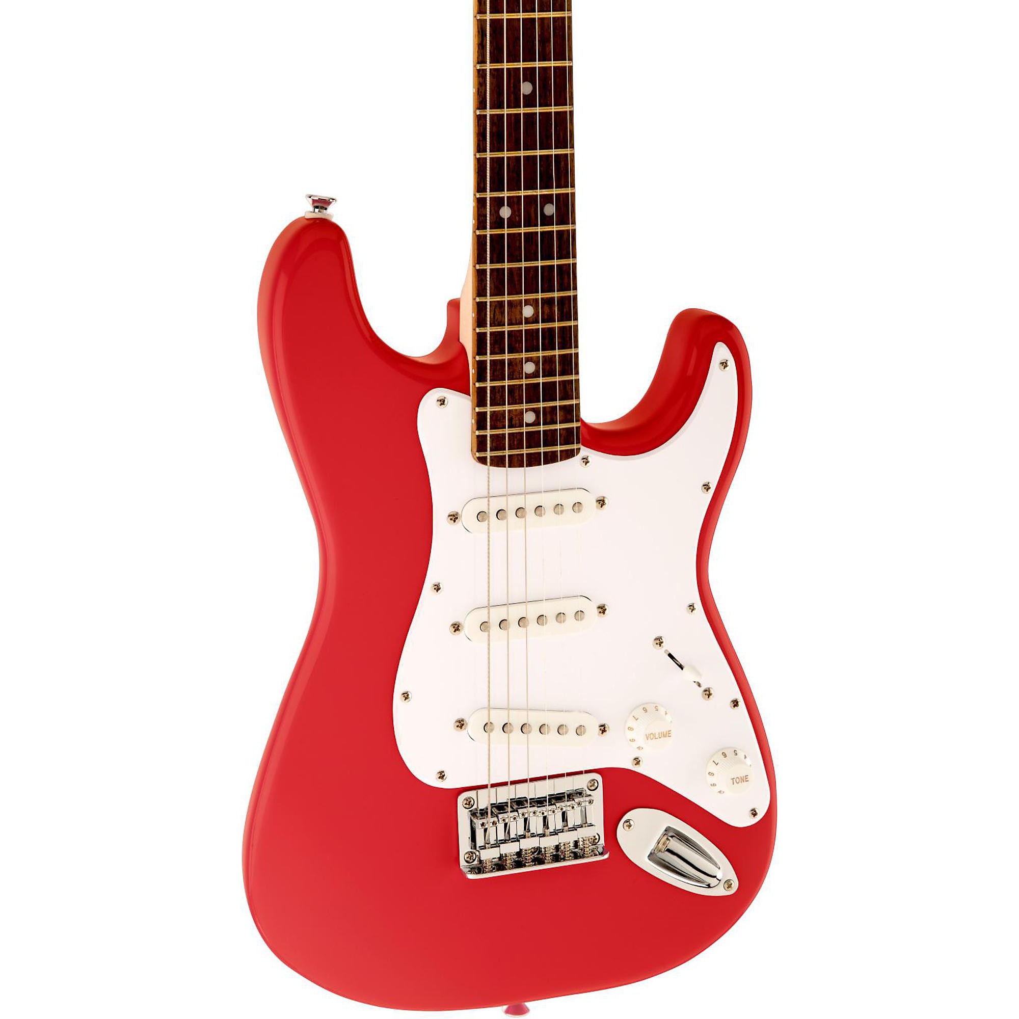 Open Box Squier Mini Strat Electric Guitar Torino Red 190839051530