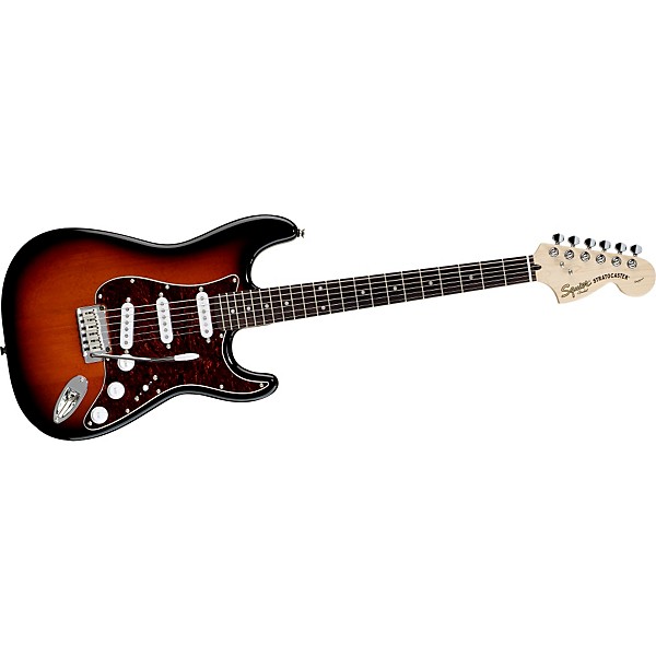 Open Box Squier Standard Stratocaster Electric Guitar Level 2 Candy Apple Red,Maple Fretboard 190839054661