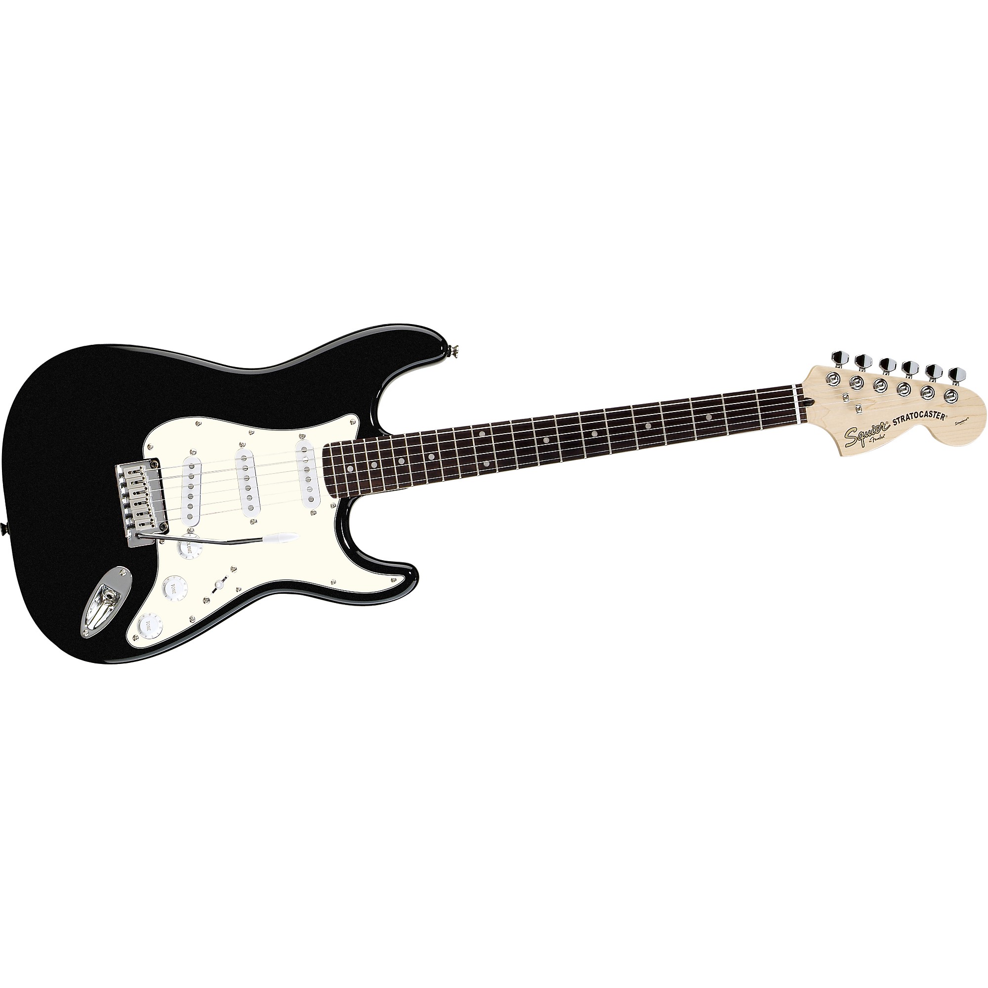 Squier Standard Stratocaster Electric Guitar Black Metallic