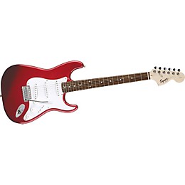 Squier Affinity Series Stratocaster Electric Guitar Metallic Red Rosewood Fretboard