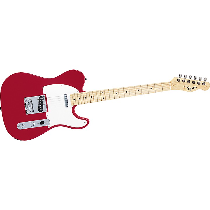 squier affinity telecaster metallic red