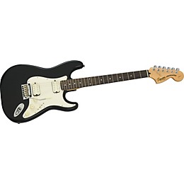 Squier Standard Double Fat Strat Electric Guitar Black Metallic