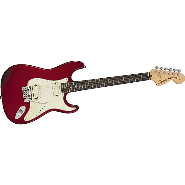 【本体美品】Squier Fender Stratocaster Fat Squier Standard Double Fat Strat Electric Guitar Candy Apple Red