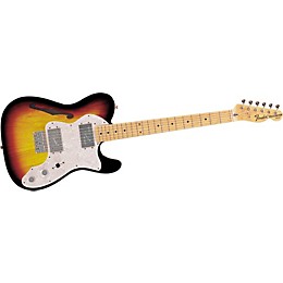 Open Box Fender Classic Series '72 Telecaster Thinline Electric Guitar Level 2 3-Color Sunburst 190839064295