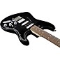 Fender Deluxe Fat Strat HSS Electric Guitar Black Black