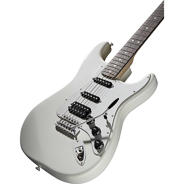 Open Box Fender Deluxe Fat Strat HSS Electric Guitar Black Arctic