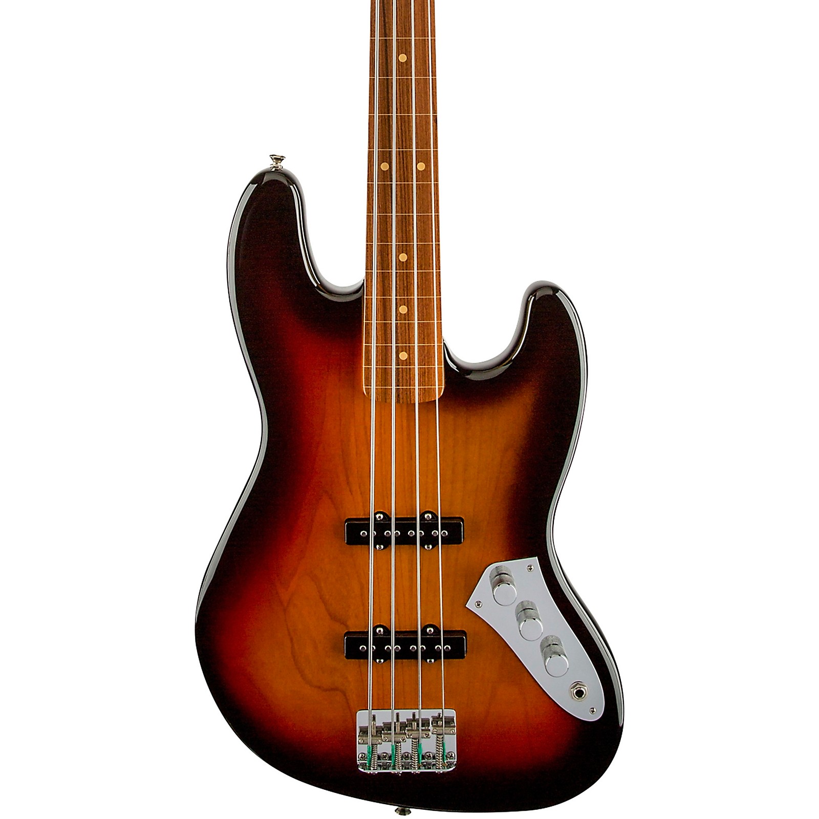 Fender Jaco Fretless Jazz Bass Guitar 3-Color Sunburst | Guitar Center