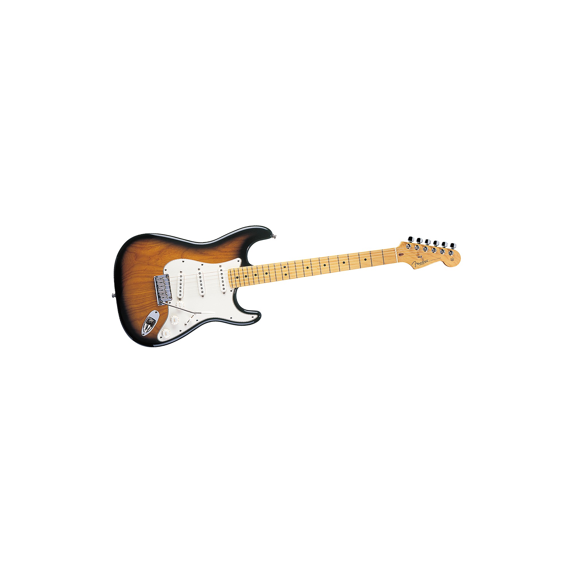 Fender American Stratocaster Electric Guitar Chrome Blue Maple