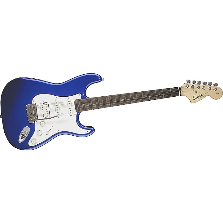 【本体美品】Squier Fender Stratocaster Fat Squier Affinity Series Fat Strat Electric Guitar Metallic Blue