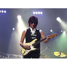 Open Box Fender Artist Series Jeff Beck Stratocaster Electric Guitar Level 2 Olympic White 888366010983