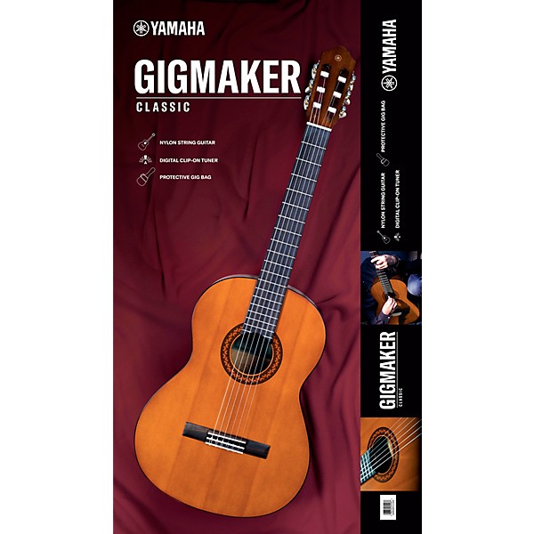 Yamaha C40 GigMaker Classical Acoustic Guitar Pack (Natural)