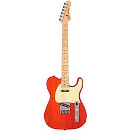 Open Box G&L ASAT Classic Electric Guitar Level 1 Clear Orange Maple Fretboard