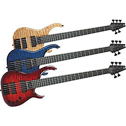Modulus Guitars Quantum 5 Quilt 5-String Bass Vintageburst