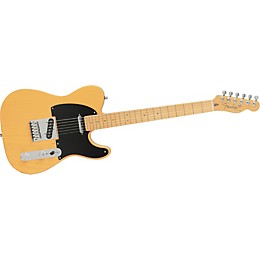 Fender American Deluxe Series Ash Telecaster Electric Guitar Butterscotch Blonde Maple Fretboard