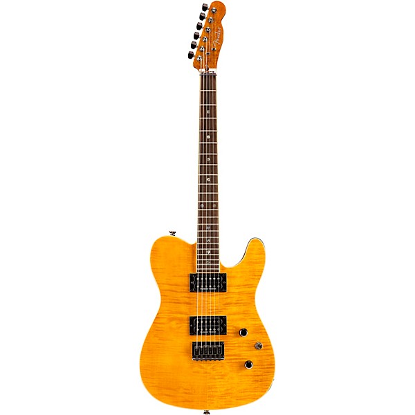 Fender Special Edition Custom Telecaster FMT HH Electric Guitar Amber