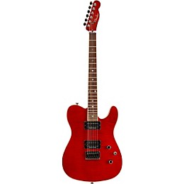 Fender Special Edition Custom Telecaster FMT HH Electric Guitar Transparent Crimson