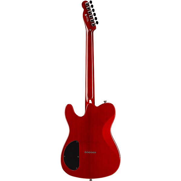 Fender Special Edition Custom Telecaster FMT HH Electric Guitar Transparent Crimson