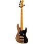 Open Box Fender Marcus Miller Jazz Bass V Level 1 Shoreline Gold