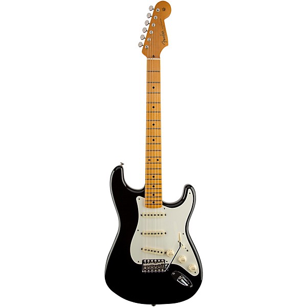 Open Box Fender Artist Series Eric Johnson Stratocaster Electric Guitar Level 2 Black, Maple Fretboard 190839197979