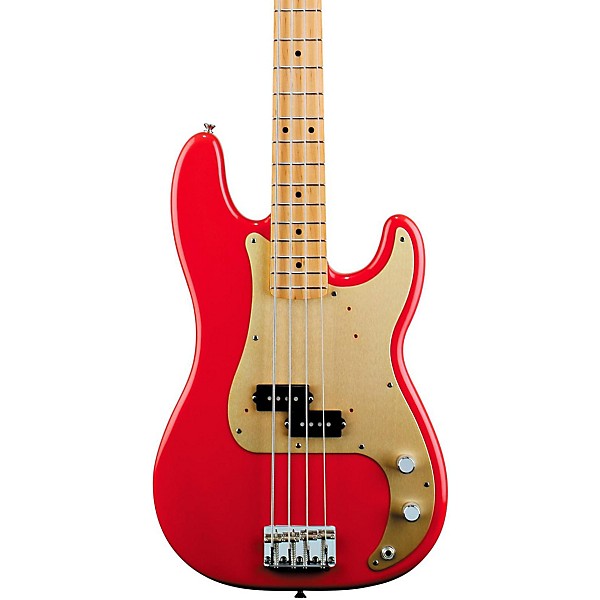 Fender '50s Precision Bass Fiesta Red Maple Fretboard