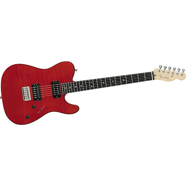 Fender American Deluxe Tele HH FMT Transparent Bing Cherry Ebony