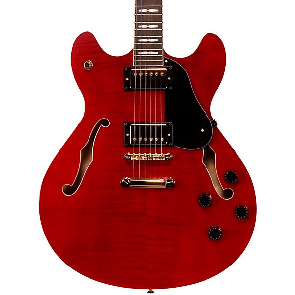 Peavey JF-1 Hollowbody Guitar Transparent Red