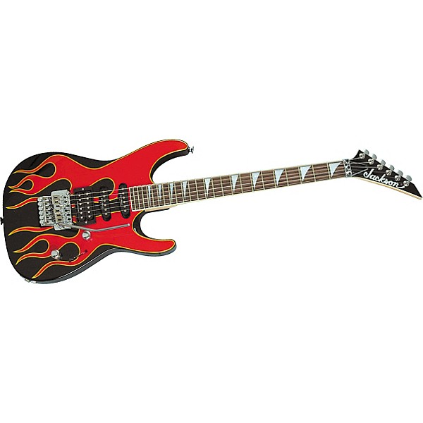 Jackson DK2 Dinky Electric Guitar Blue Orange Flame