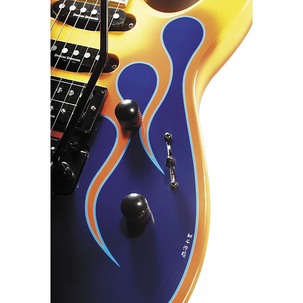 Jackson DK2 Dinky Electric Guitar Blue Orange Flame