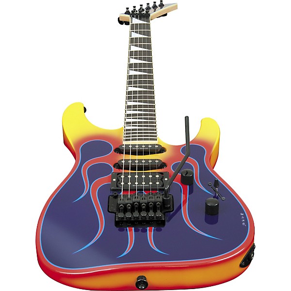 Jackson DK2 Dinky Electric Guitar Blue Orange Flame