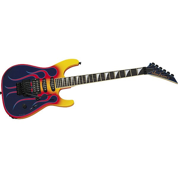 Jackson DK2 Dinky Electric Guitar Blue Orange Flame