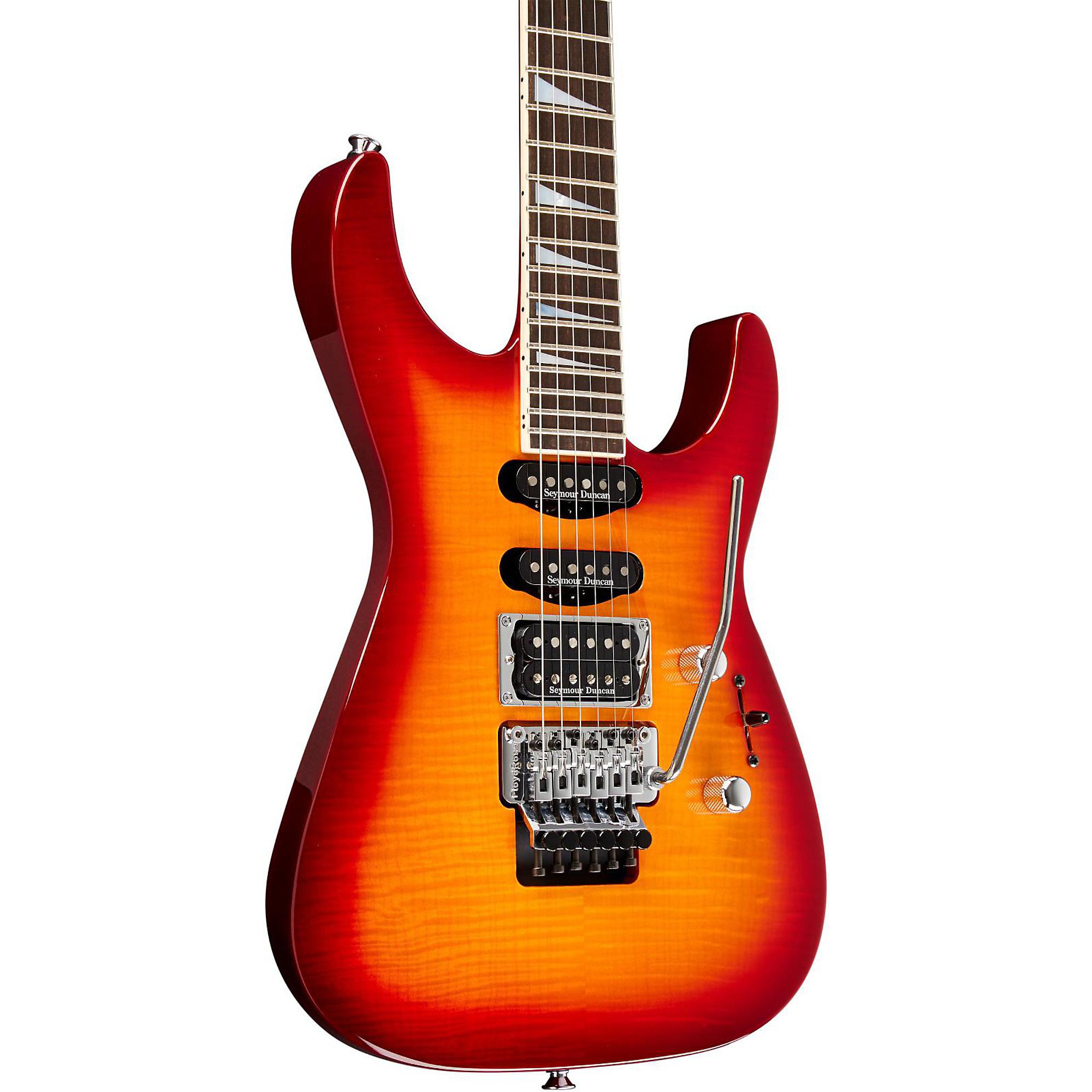 Open Box Jackson SL1 USA Soloist Electric Guitar Burnt