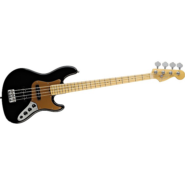 Fender American Deluxe Jazz Bass Montego Black Maple Fretboard 