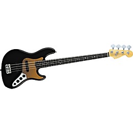 Fender American Deluxe Jazz Bass Montego Black Rosewood Fretboard