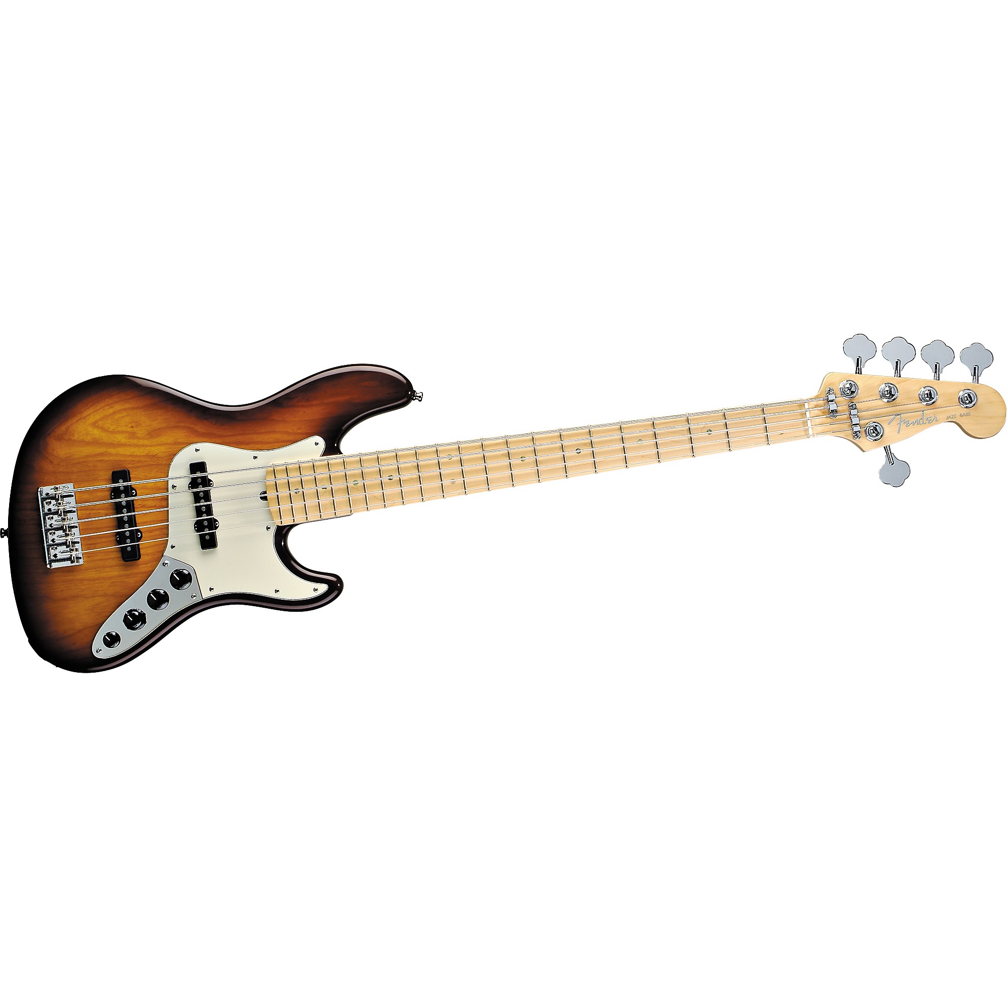 Fender American Deluxe J Bass V Ash 5-String Tobacco