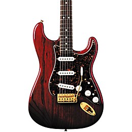 Fender Deluxe Players Stratocaster Electric Guitar Transparent Crimson Red Rosewood Fretboard