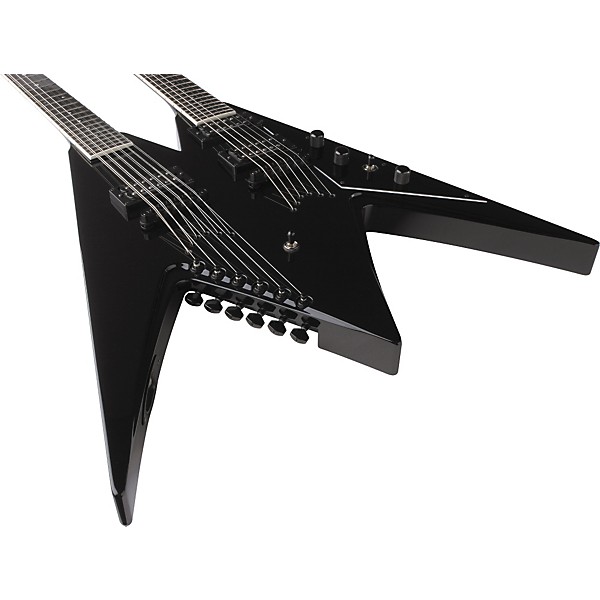 Platinum ESP DV8 Double-Neck Electric Guitar Black | Guitar