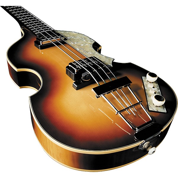 Hofner 500/1 Vintage '62 Electric Bass Guitar with Bullet Case Sunburst