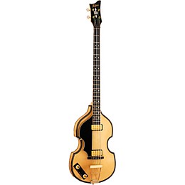 Hofner 5000/1L Deluxe 4-String Electric Bass Guitar Left-Handed Natural