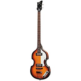 Open Box Hofner Ignition Series Vintage Violin Bass Level 2 Sunburst 190839163684