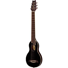 Open Box Washburn Rover Travel Guitar Level 2 Black 190839197290