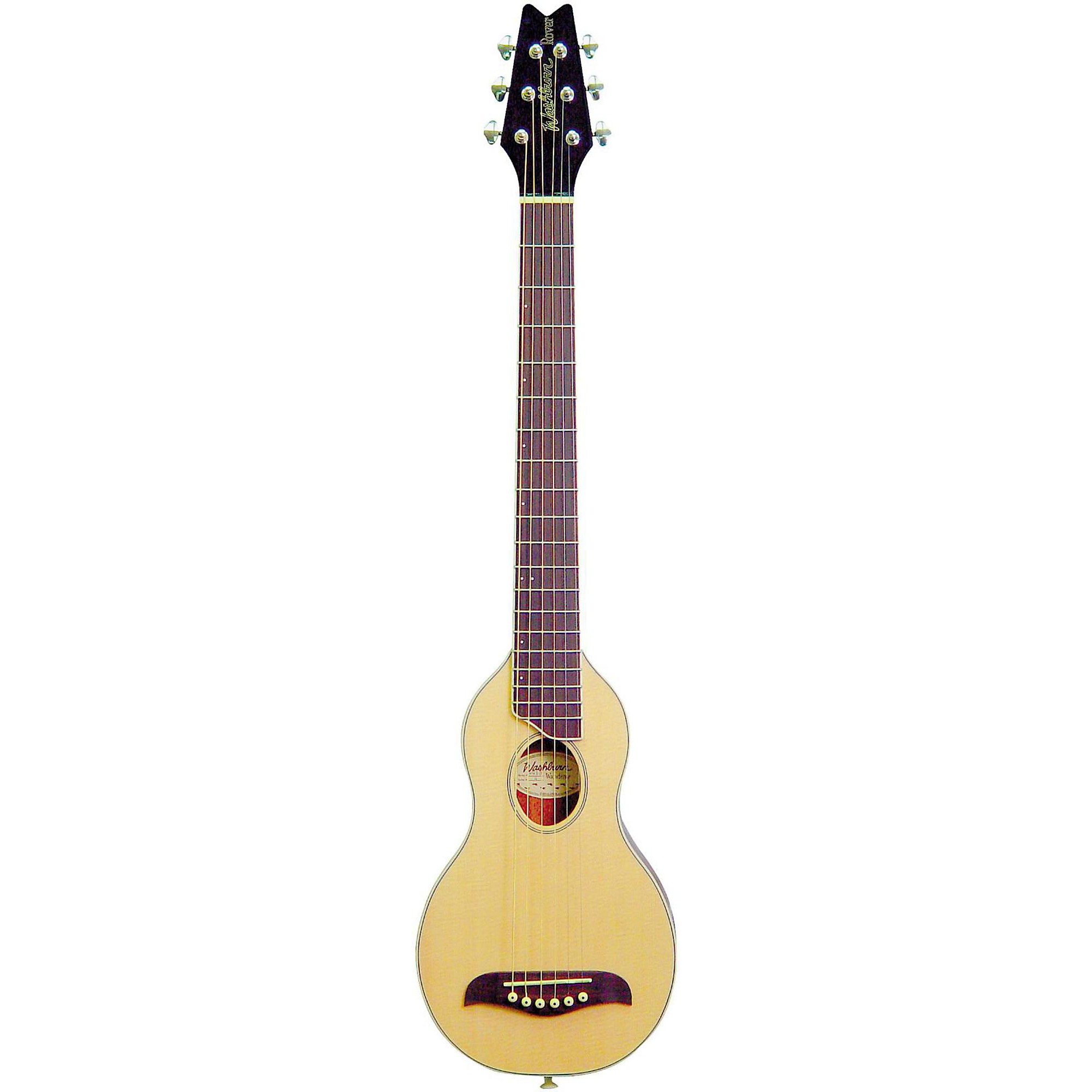 Restock Washburn Rover Travel Guitar Satin Natural | Guitar Center
