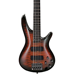 Open Box Ibanez SR405QM Soundgear 5-String Electric Bass Charcoal