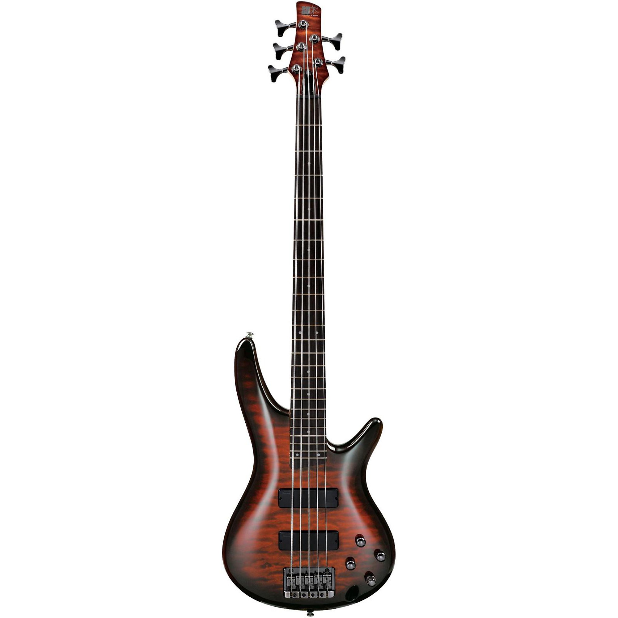 Open Box Ibanez SR405QM Soundgear 5-String Electric Bass Charcoal