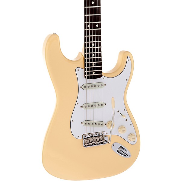 Open Box Fender Artist Series Yngwie Malmsteen Stratocaster Electric Guitar Level 2 Vintage White, Maple 190839791573
