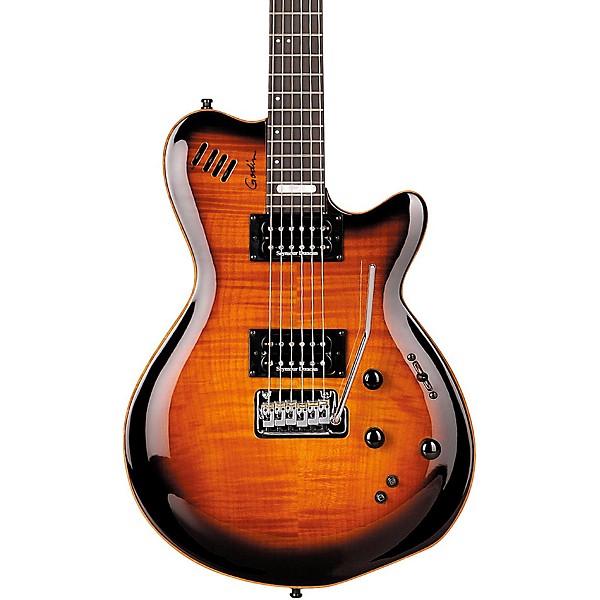 Open Box Godin LGXT AA Flamed Maple Top Electric Guitar Level 2 Cognac Burst 197881037062