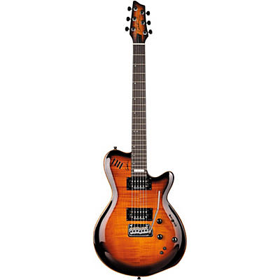 Godin Lgxt Aa Flamed Maple Top Electric Guitar Cognac Burst for sale