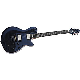 Godin LGX-SA AA Flamed Maple Top Electric Guitar Transparent Blue