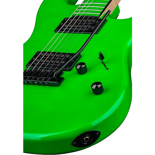 Dean Custom Zone Electric Guitar Nuclear Green